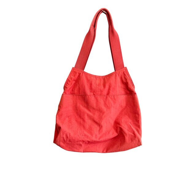 Baggallini Dual Zipper Utility Pockets Hobo Shoulder Bag Women's Red Orange - Picture 6 of 7